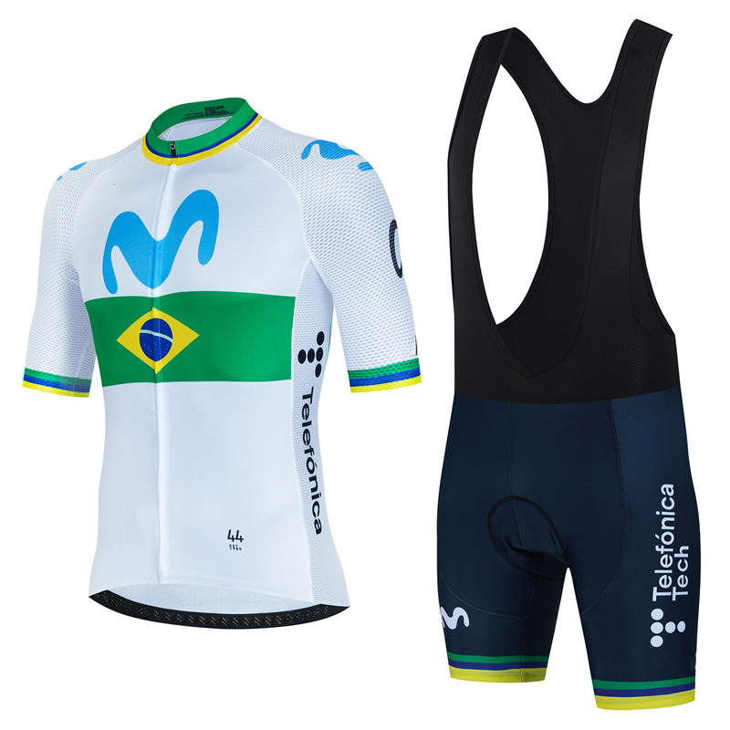 Mountain Biking Wallpaper - Movistar Cycling Jersey Set abbigliamento estivo