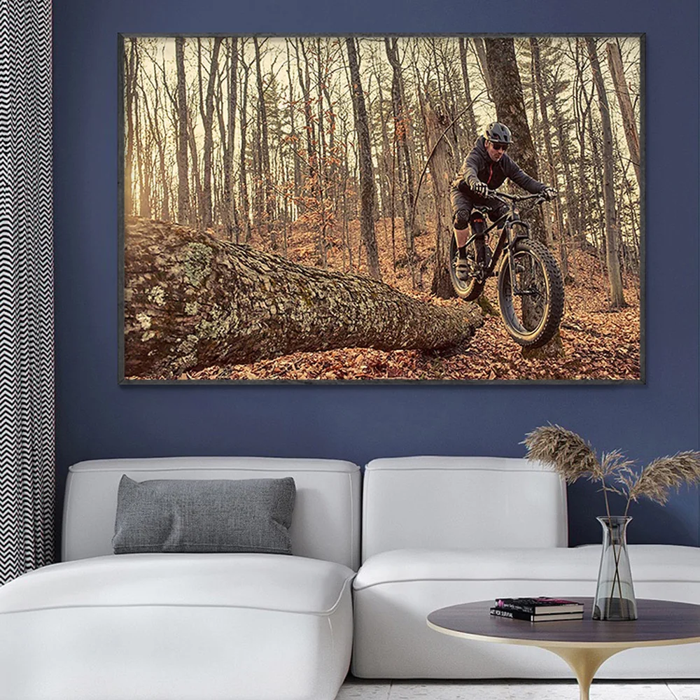 Mountain Biking Movies - SP082 Poster da parete in tessuto