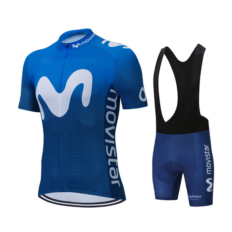 Mountain Biking Wallpaper - Maglia da ciclismo della squadra Movistar