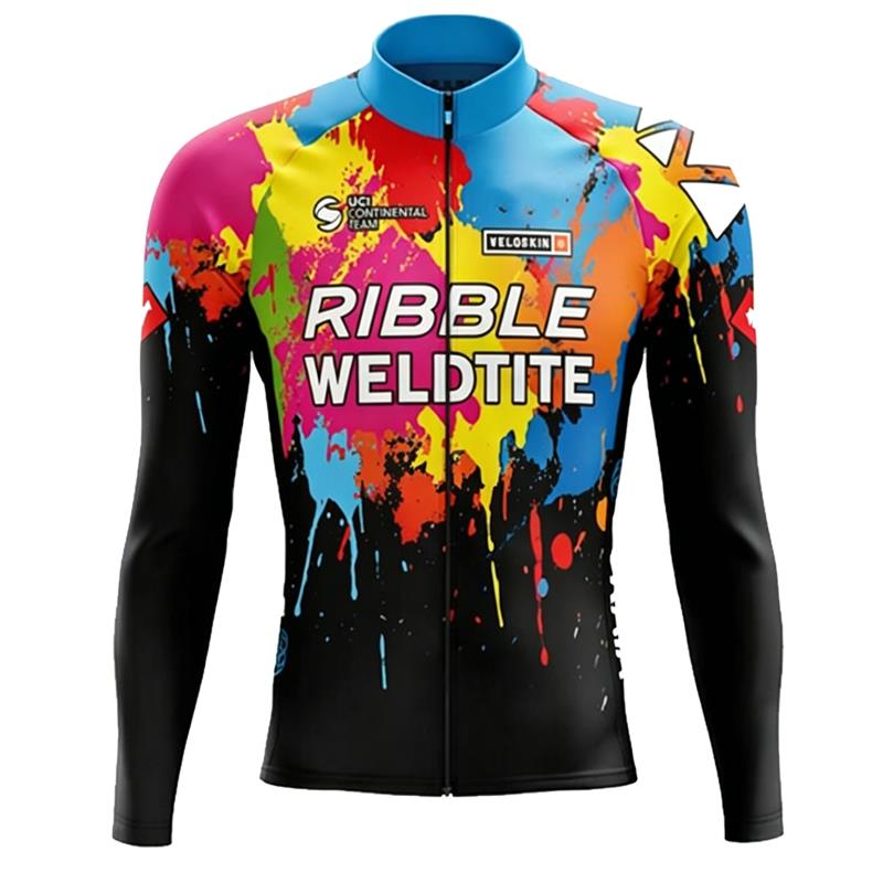 Mountain Biking New Jersey - Nuova Maglia Ciclismo Uomo Primavera Autunno