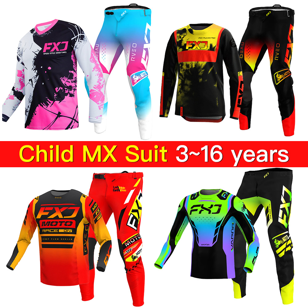 Mountain Biking Videos - Set di Abbigliamento per Motocross per