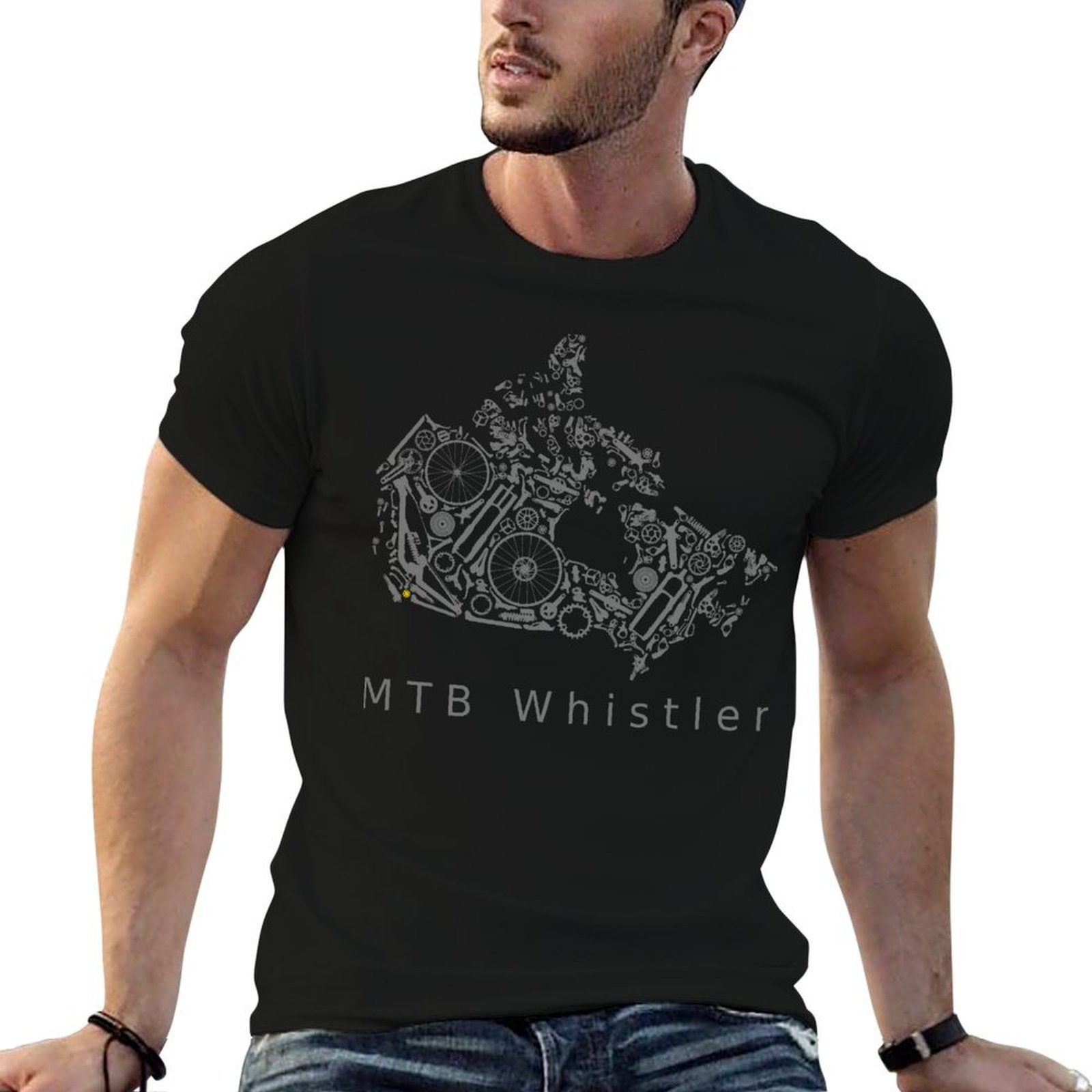 Mountain Biking Whistler - CANADA - MTB Whistler, T-shirt da