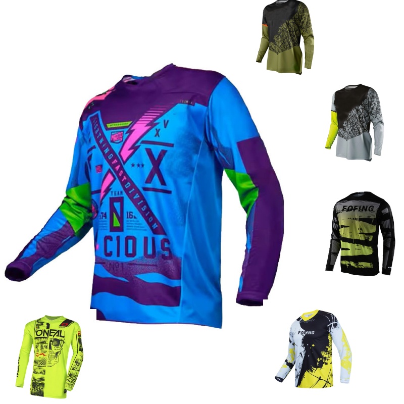 Mountain Biking Videos - Maglia da Corsa per Moto Fuoristrada