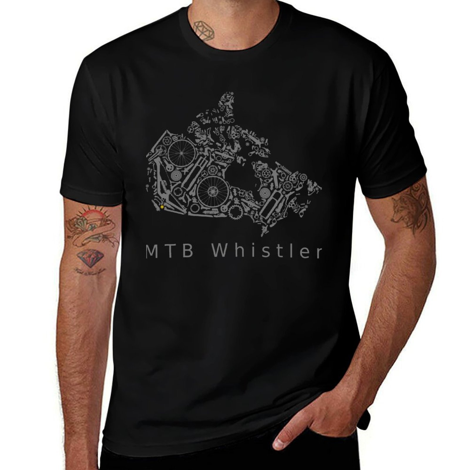Mountain Biking Whistler - CANADA - MTB Whistler, T-shirt casual