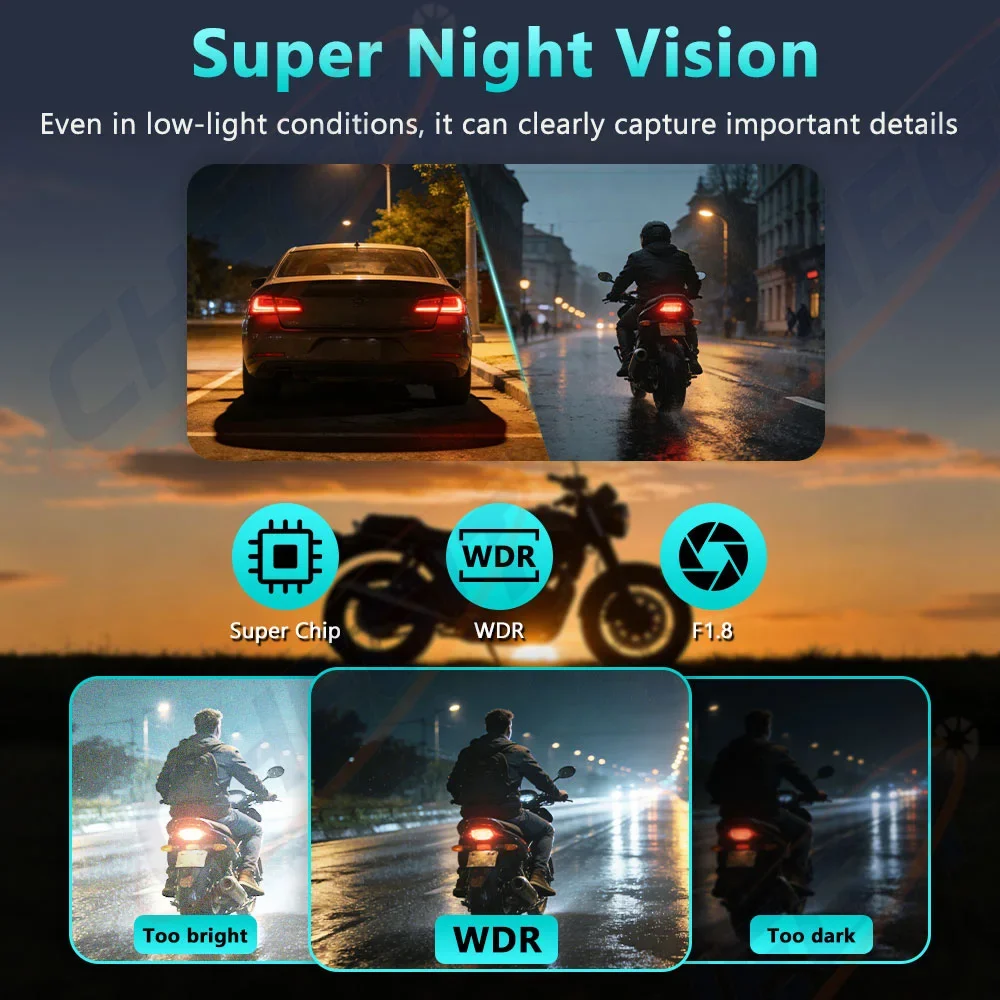 DVR per Moto 2K HD WiFi con Te - Mountain Biking Videos recensione e prezzo