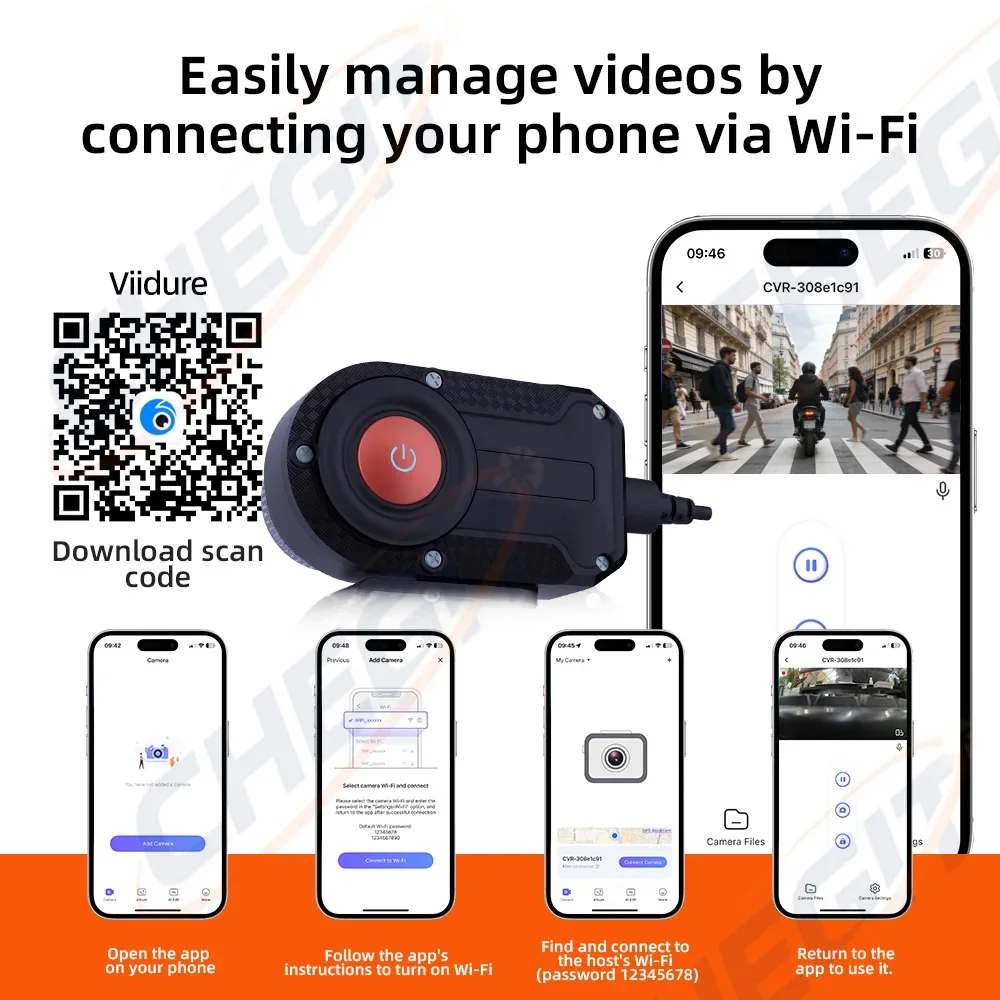 DVR per Moto 2K HD WiFi con Te - Mountain Biking Videos recensione e prezzo