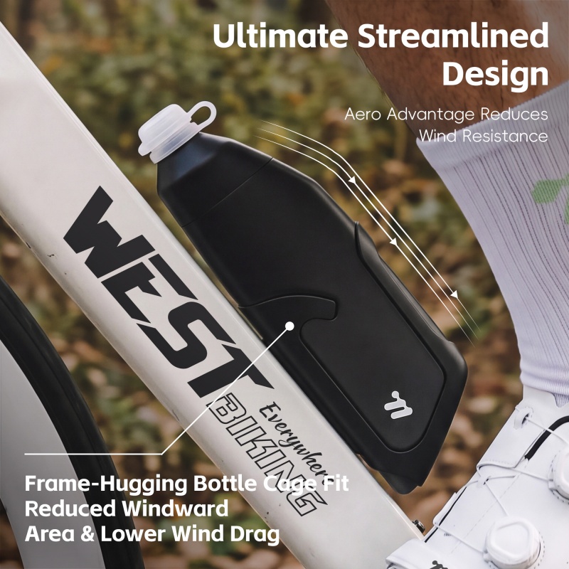 WEST BIKING Set Portaborraccia - Mountain Biking Water Bottle recensione e prezzo