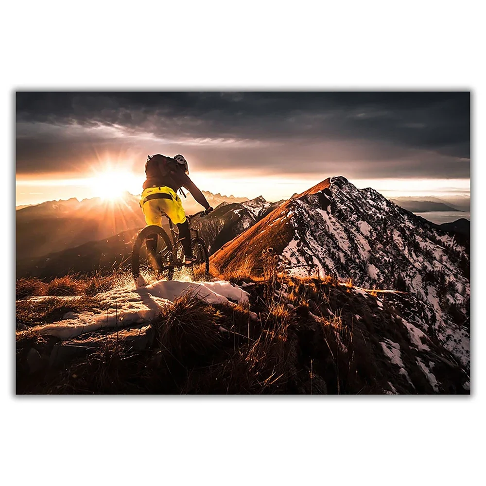 SP080 Poster da parete in tess - Mountain Biking Movies recensione e prezzo