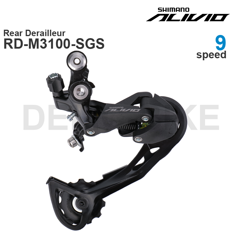 Gruppo SHIMANO ALIVIO M3100, c - Rear Derailleur Shadow recensione e prezzo