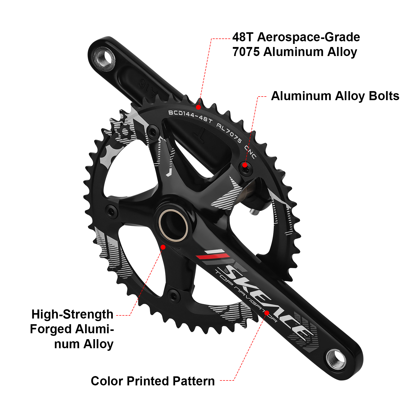 Guarnitura Bici da Corsa SKEAC - Mountain Biking Track recensione e prezzo