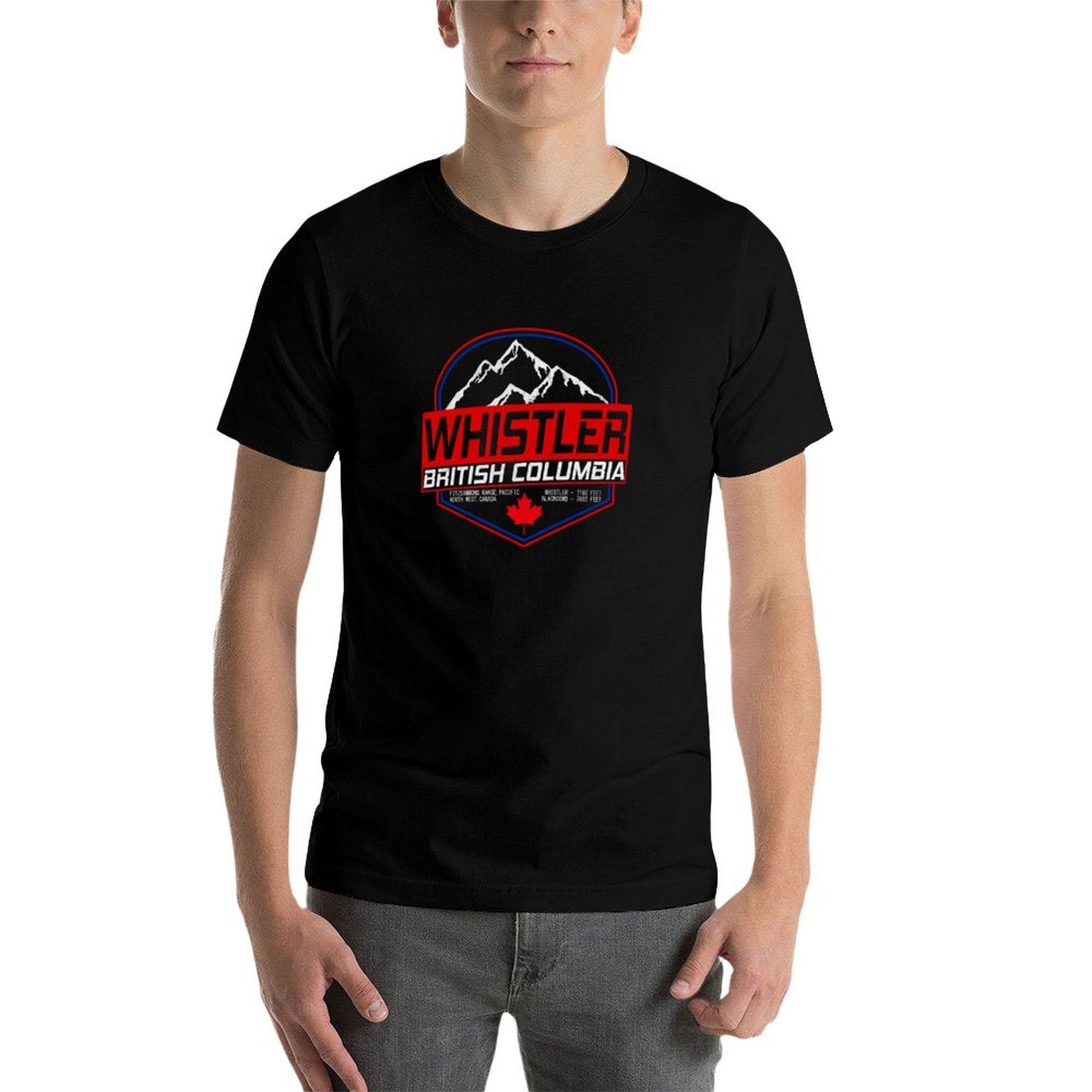 T-shirt retrò Ski Whistler B.C - Mountain Biking Whistler recensione e prezzo